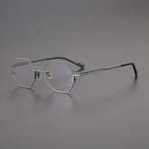 Cheston Titanium Glasses Frame Geometric Frames Southood BlackGrey